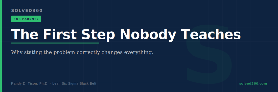 The First Step Nobody Teaches