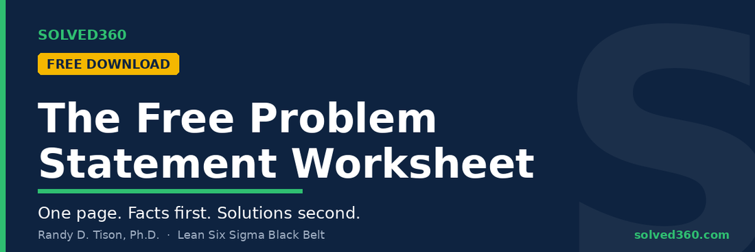 The Worksheet That Starts Everything