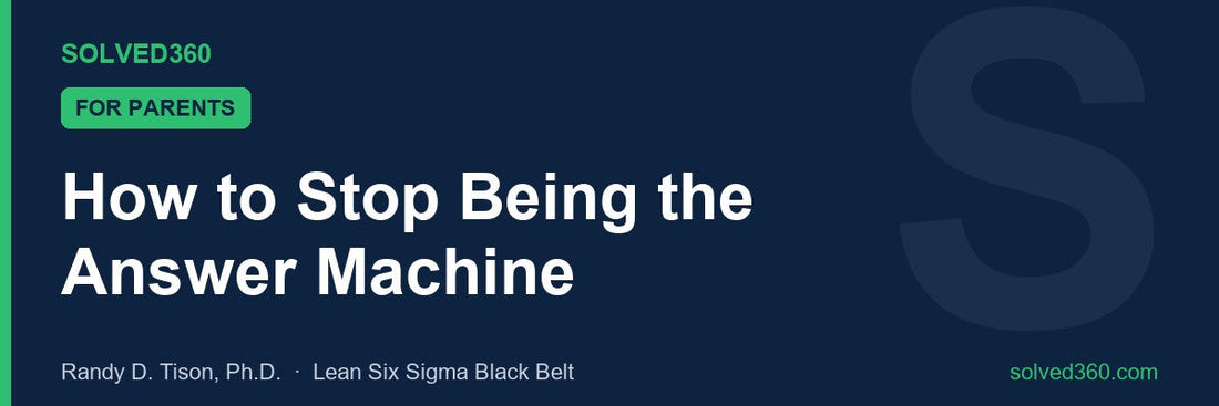 How to Stop Being the Answer Machine