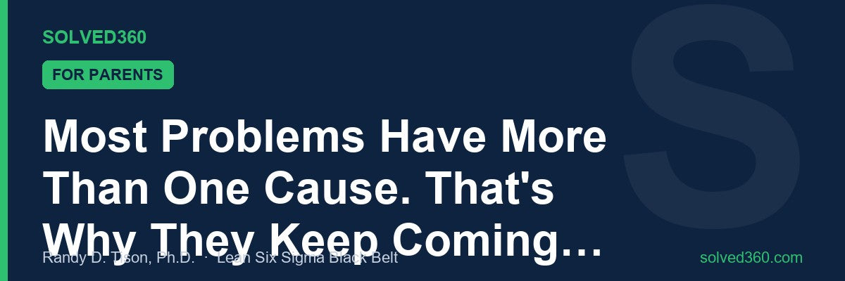 Most Problems Have More Than One Cause. That's Why They Keep Coming Back.